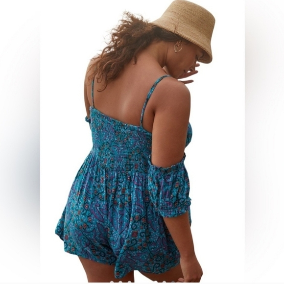 Anthropologie The Nixie Floral Romper - Picture 7 of 12